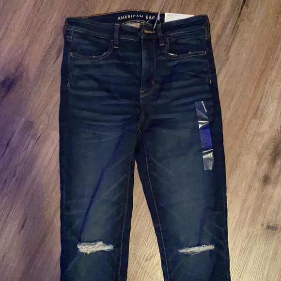 American eagle size 6 short super hi-rise Jeggings - Picture 3 of 5